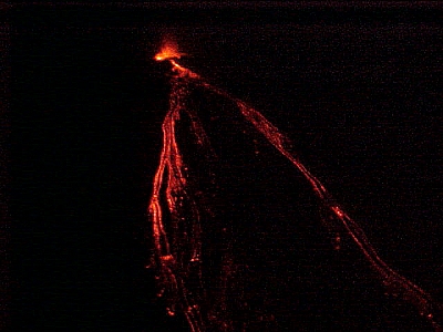 Mt. Etna – 2001 Lava at Night